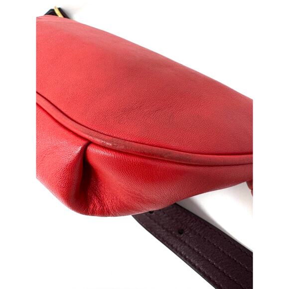 Givenchy Red Whip Belt Bag Leather Small - Picture 8 of 14
